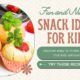 Fun and nutritious snack ideas for kids - discover easy-to-make healthy snacks with strawberry muffins