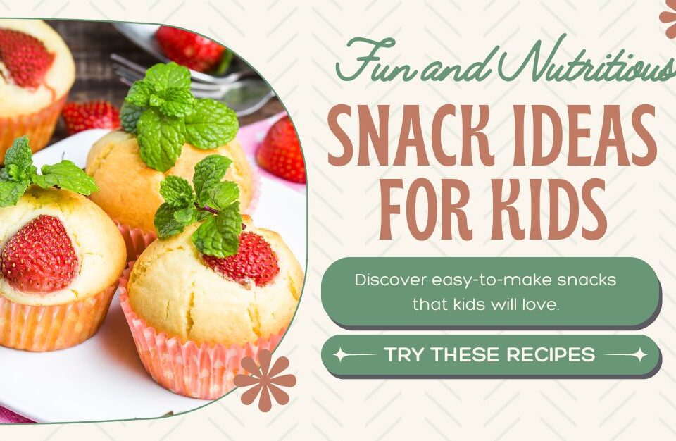 Fun and nutritious snack ideas for kids - discover easy-to-make healthy snacks with strawberry muffins