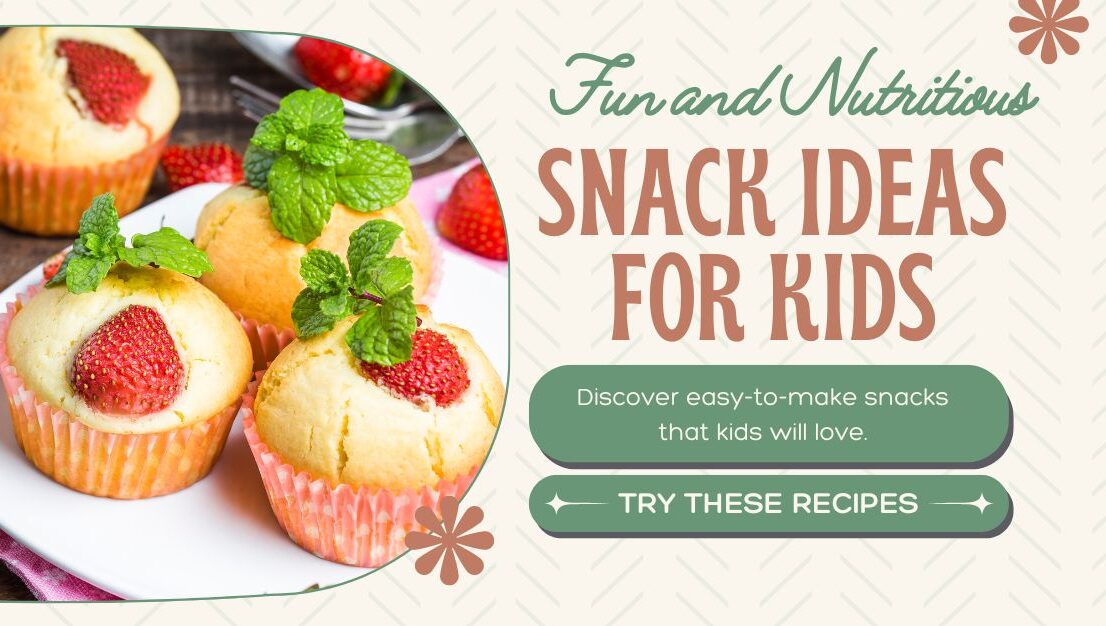 Fun and nutritious snack ideas for kids - discover easy-to-make healthy snacks with strawberry muffins