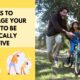 Parents encouraging their child to ride a bicycle outdoors, promoting physical activity and family bonding.