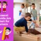 Montessori teacher guiding children with hands-on learning activities in a classroom environment